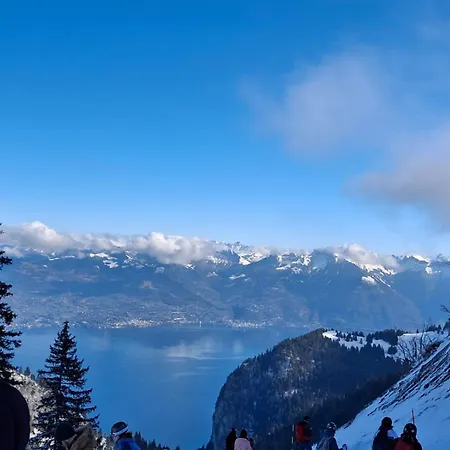Vue Léman&télécabine à 1 Minute * Thollon-les-Memises